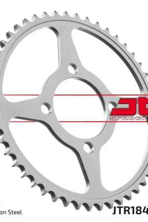 JT SPROCKETS - REAR STEEL 49T, 428 - Sprockets - Compatibel met Yamaha Ttr 125 Meest Verkocht